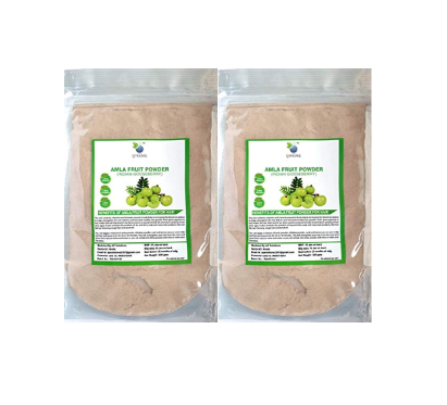 QYKKARE Premium Amla Fruit Powder 100% Natural Pack of 2 (100gmX2)