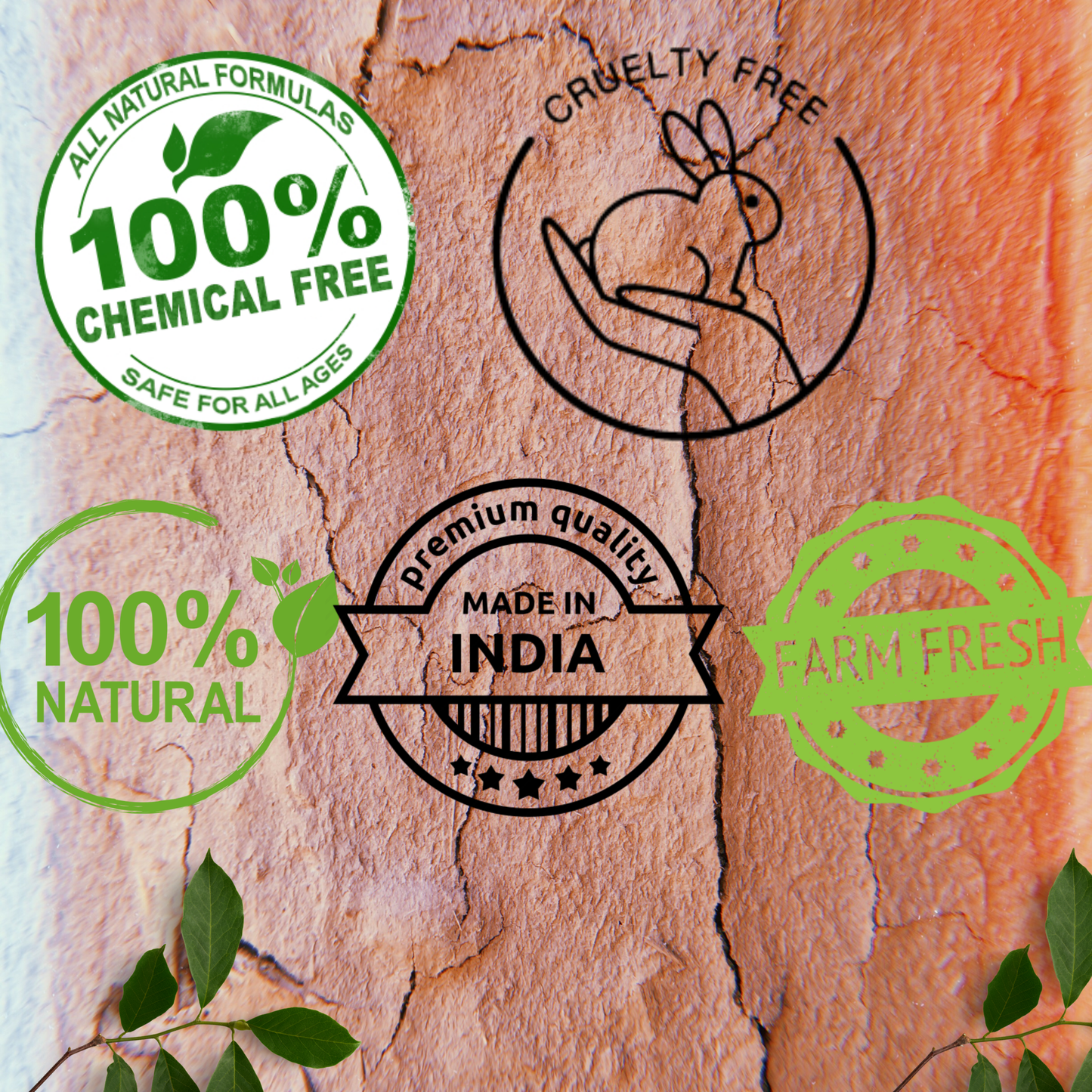 QYKKARE - Multani Mitti For Face Pack, (100gm X 3 = 300 gm)
