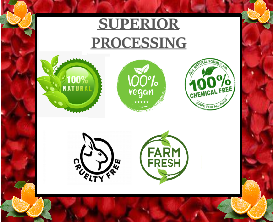 QYKKARE Orange Peel and Rose Petals Powder Combo Pack (100 gm X 2)