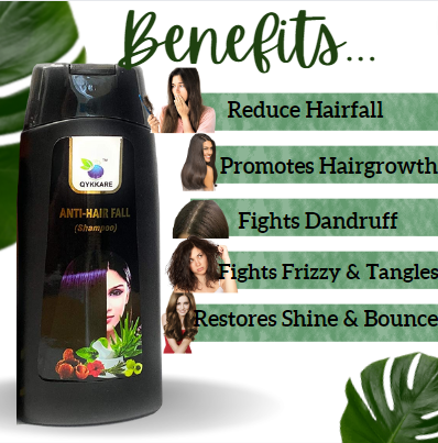 Qykkare Anti Hair Fall Shampoo ( 200 Gm X 3 ) = 600 Gm