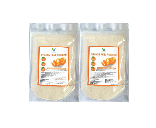 QYKKARE Pure, Skin Whitening Premium Orange Peel Powder (200gm =100gm X 2)